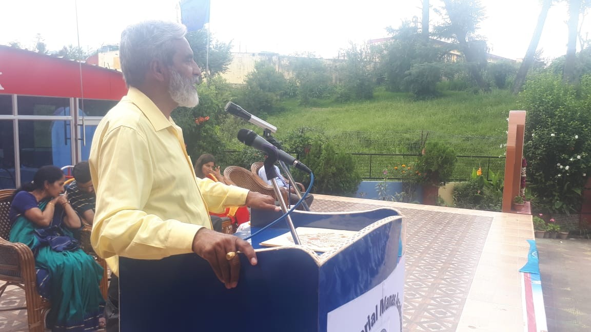 Save himalaya campaign at JB Memorial Manas Academy